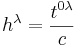 ~h^{\lambda }={\frac  {t^{{0\lambda }}}{c}}
