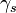~\gamma _{{s}}