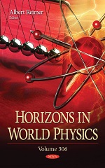Обложка. Horizons in World Physics. Volume 306. Nova Science Publishers Inc